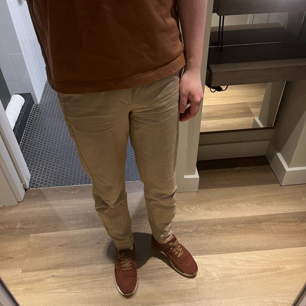Cos linen blend khaki pants 30R